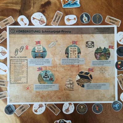 Piraten Schnitzeljagd Anleitung