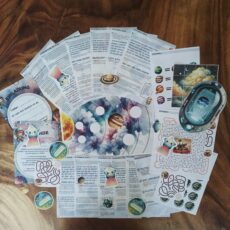 Astronauten Schnitzeljagd, Aufgaben, Rätsel, Stationskarten