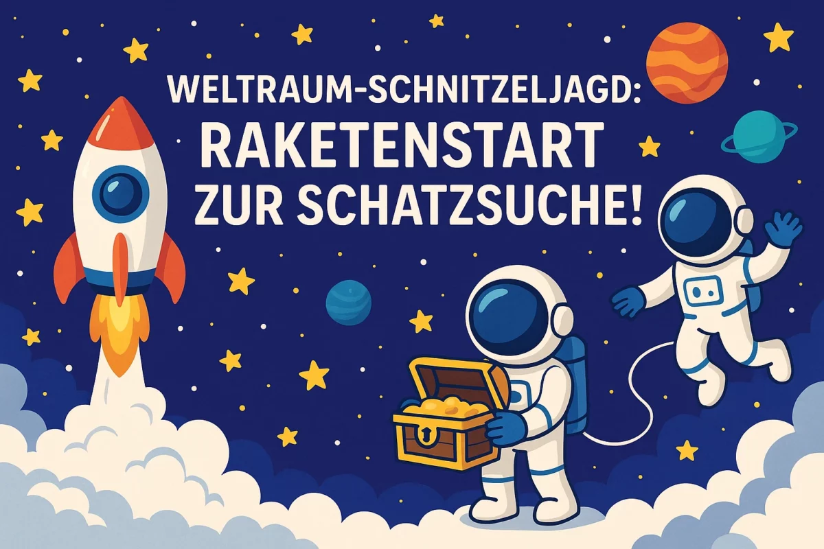 Weltraum-Schnitzeljagd – Raketenstart zur Schatzsuche im All