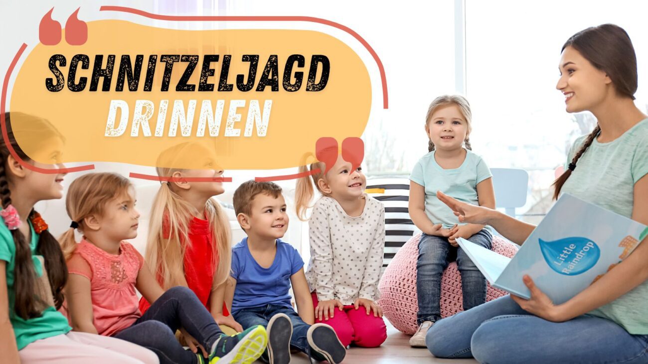 Schnitzeljagd für Kindergeburtstag drinnen