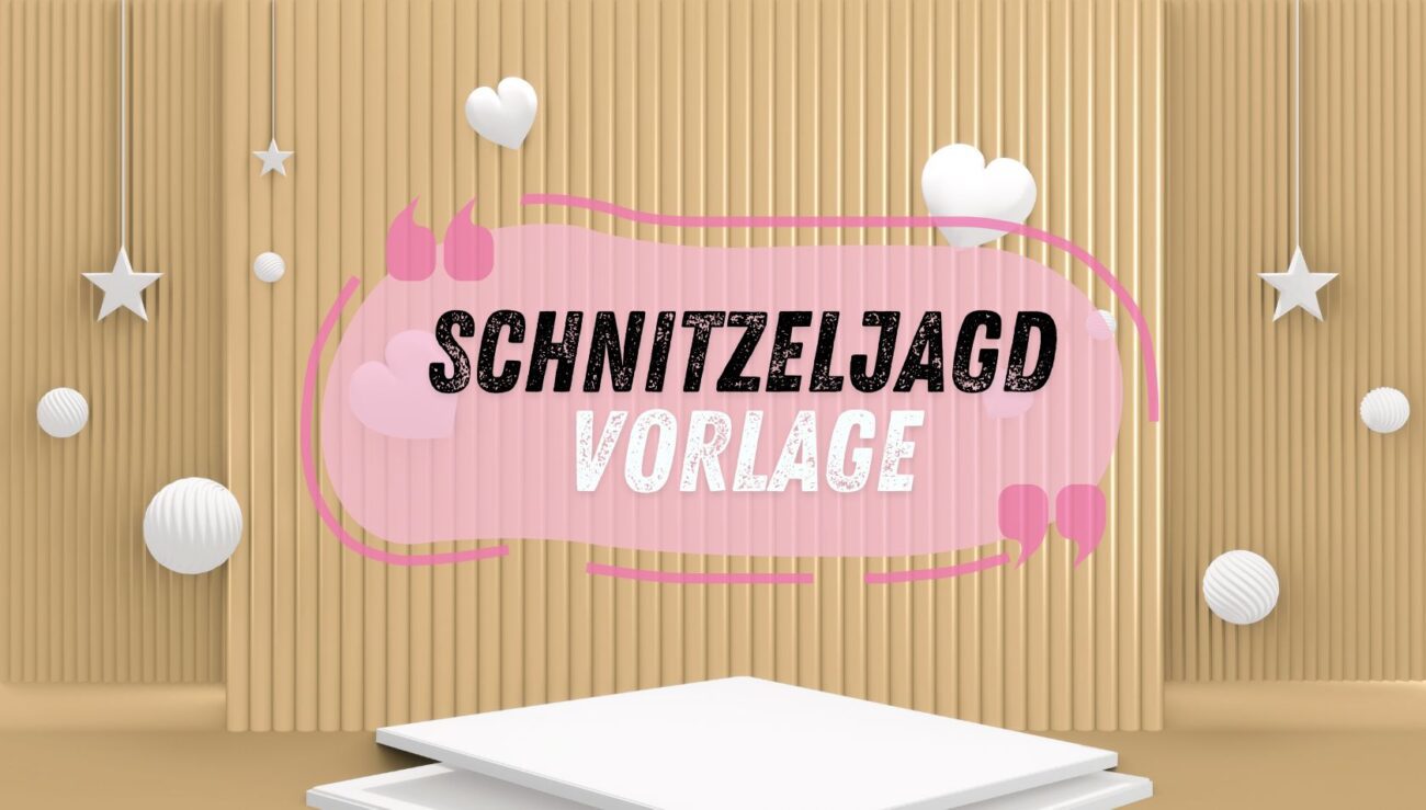 Kostenlose Schnitzeljagd-Vorlage für Kinder! Schnell und einfach planen mit vorgefertigten Hinweisen und Rätseln zum Download.