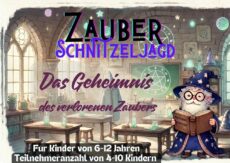 Zauber Schnitzeljagd Zauber schatzsuche cover ein zauberklassenzimmer mit dem zauberlehrer