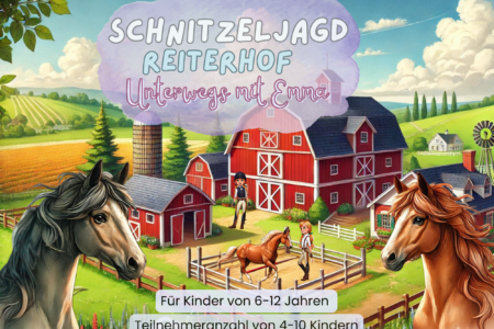 Pferde-Schnitzeljagd: Ein unvergessliches Abenteuer auf dem Bauernhof für Kinder von 6 bis 12 Jahren