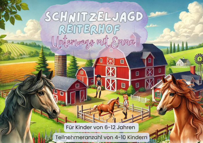 Pferde-Schnitzeljagd: Ein unvergessliches Abenteuer auf dem Bauernhof für Kinder von 6 bis 12 Jahren