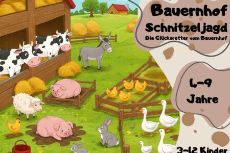 Bauernhof-Schnitzeljagd titelbild